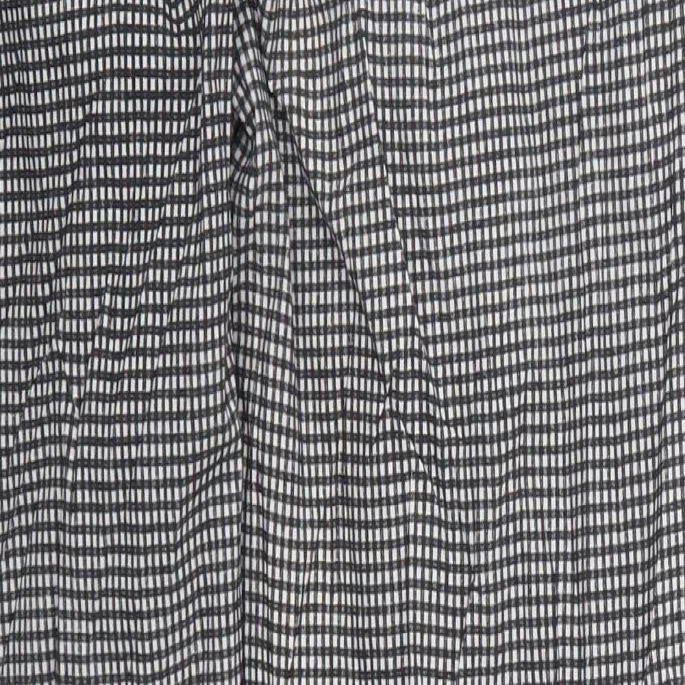 New Look Womens Grey Check  Trousers  Size 14 L27 in