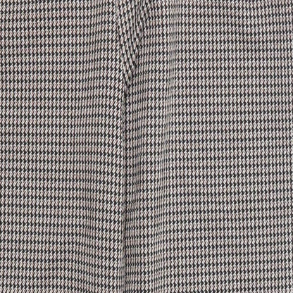Brand and care label for Papaya women’s brown geometric trousers, size UK 14, 26-inch leg