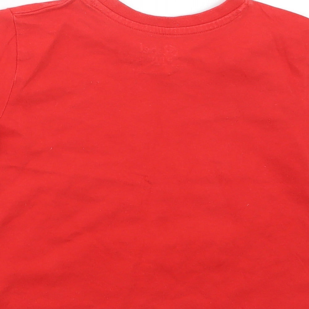 Rebel Boys Red   Basic T-Shirt Size 2-3 Years