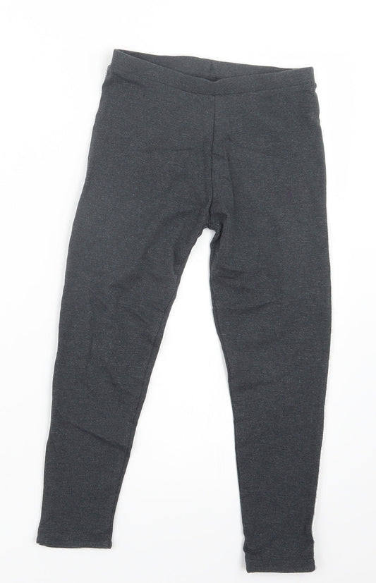 NEXT Girls Grey   Capri Trousers Size 8 Years