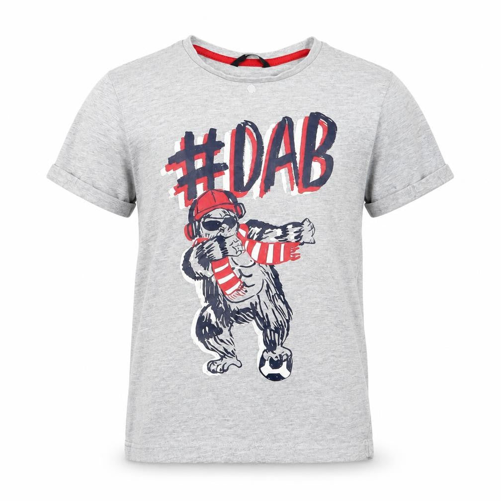 George Boys Grey   Basic T-Shirt Size 9-10 Years