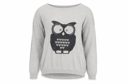Next Womens Grey  Knit Pullover Jumper Size 12