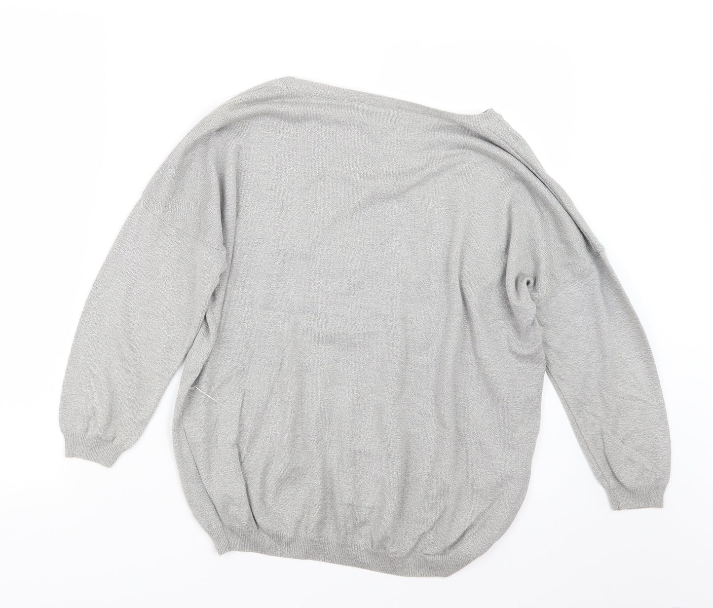 NEXT Womens Grey  Knit Pullover Jumper Size 12