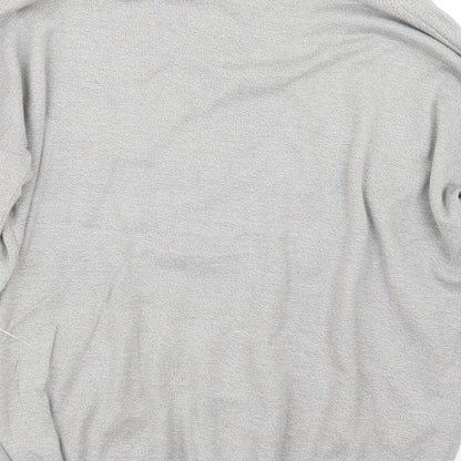 Next Womens Grey  Knit Pullover Jumper Size 12