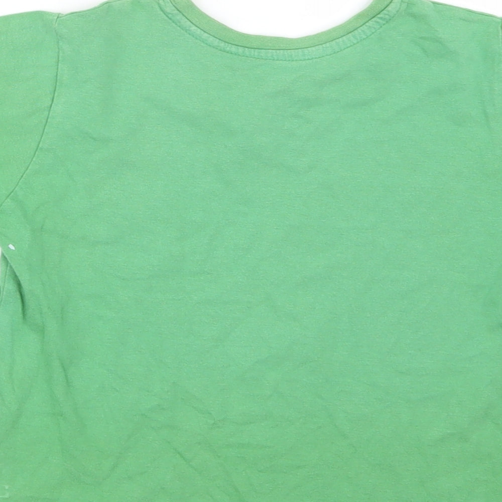 Rebel Boys Green   Basic T-Shirt Size 4-5 Years