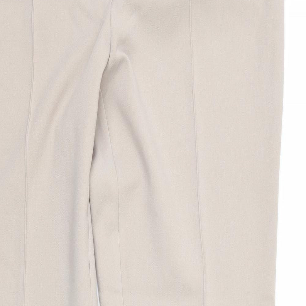 Next Womens Beige   Trousers  Size 12 L30 in