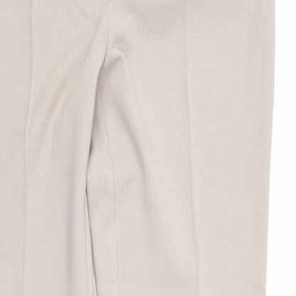 Next Womens Beige   Trousers  Size 12 L30 in