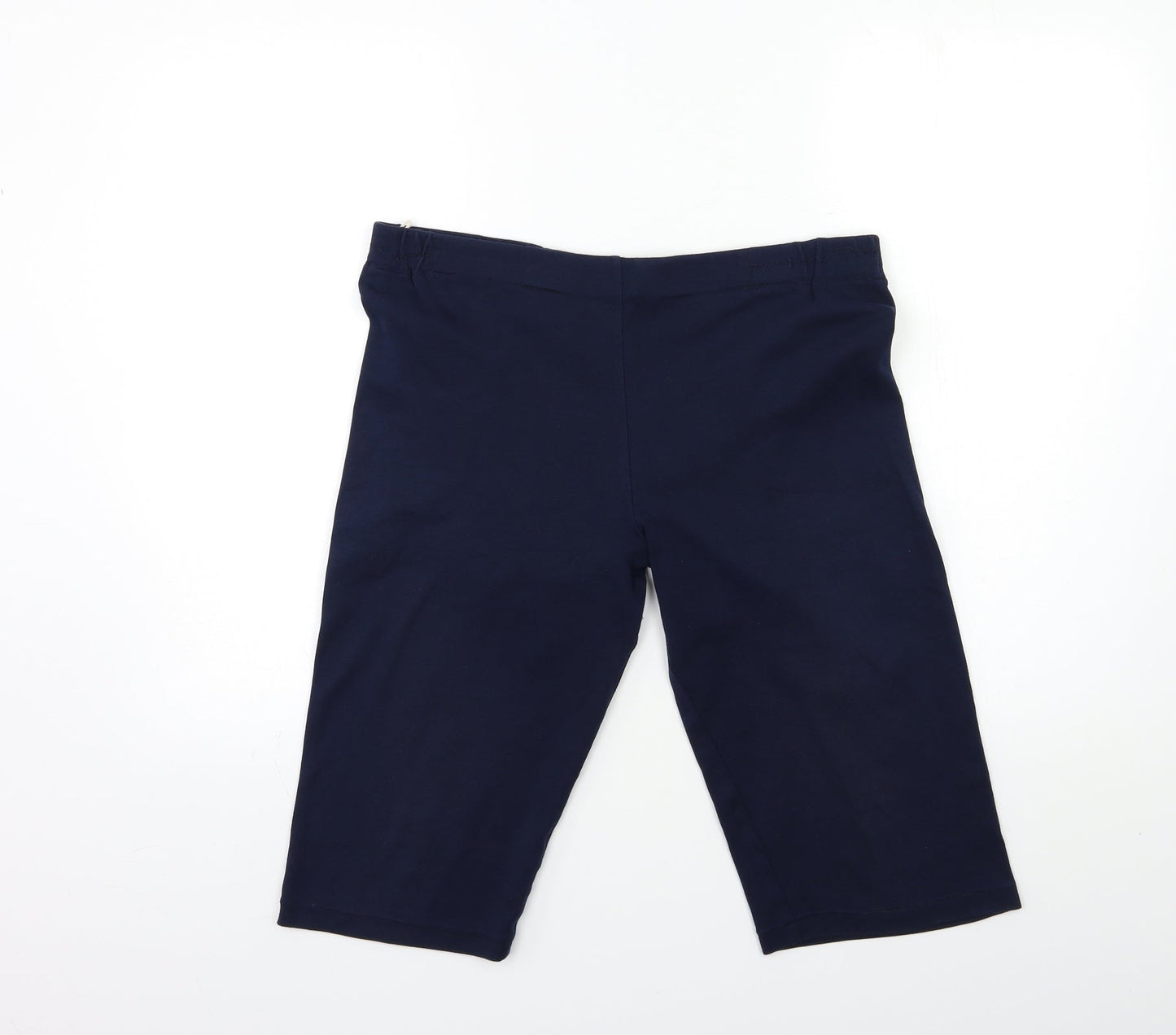 Preworn Womens Blue   Cropped Trousers Size 34 in