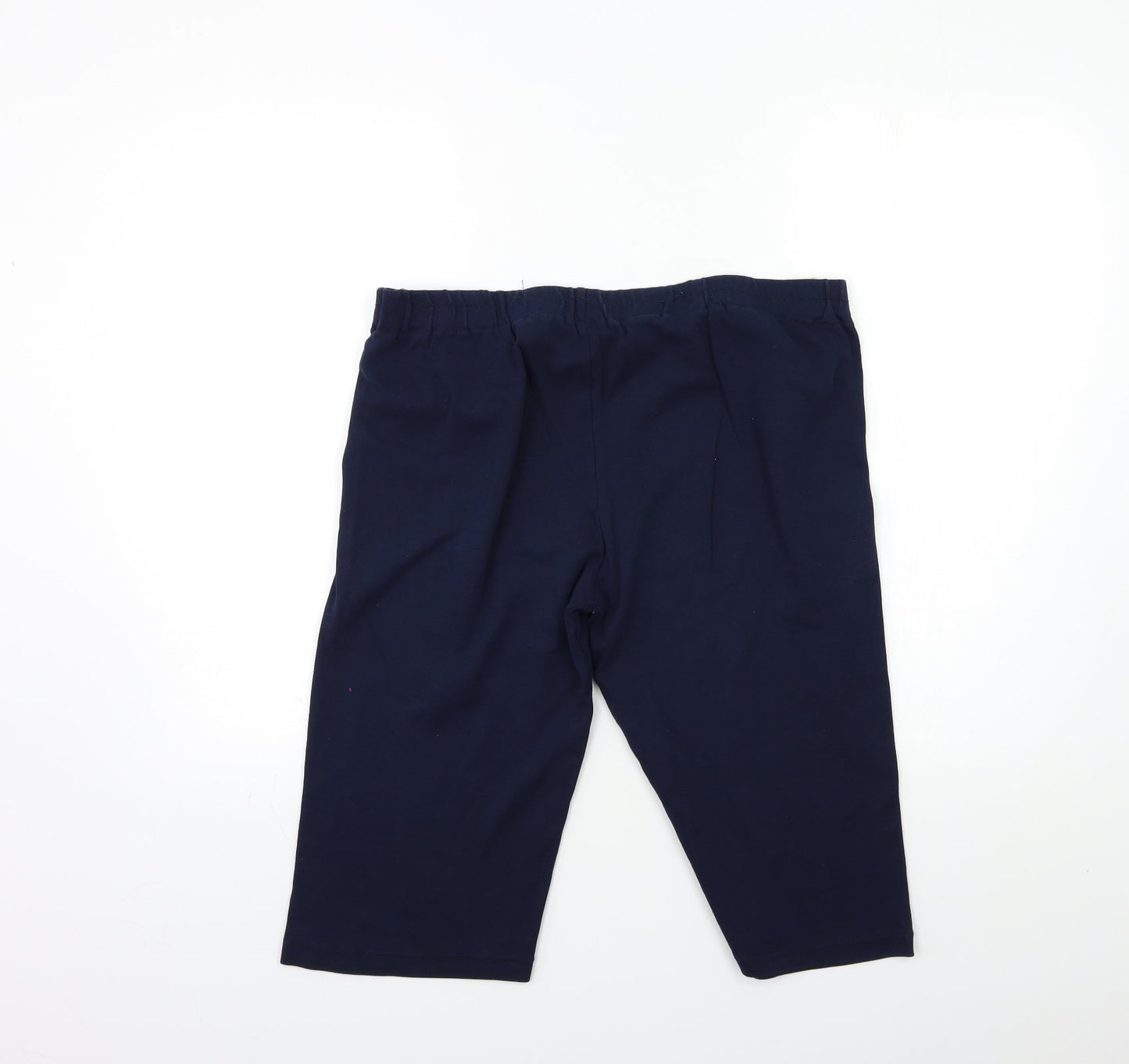 Preworn Womens Blue   Cropped Trousers Size 34 in