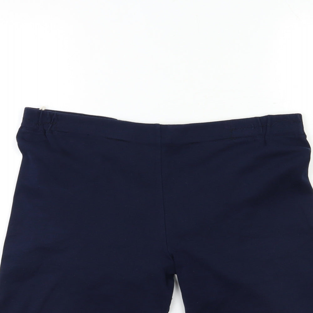 Preworn Womens Blue   Cropped Trousers Size 34 in