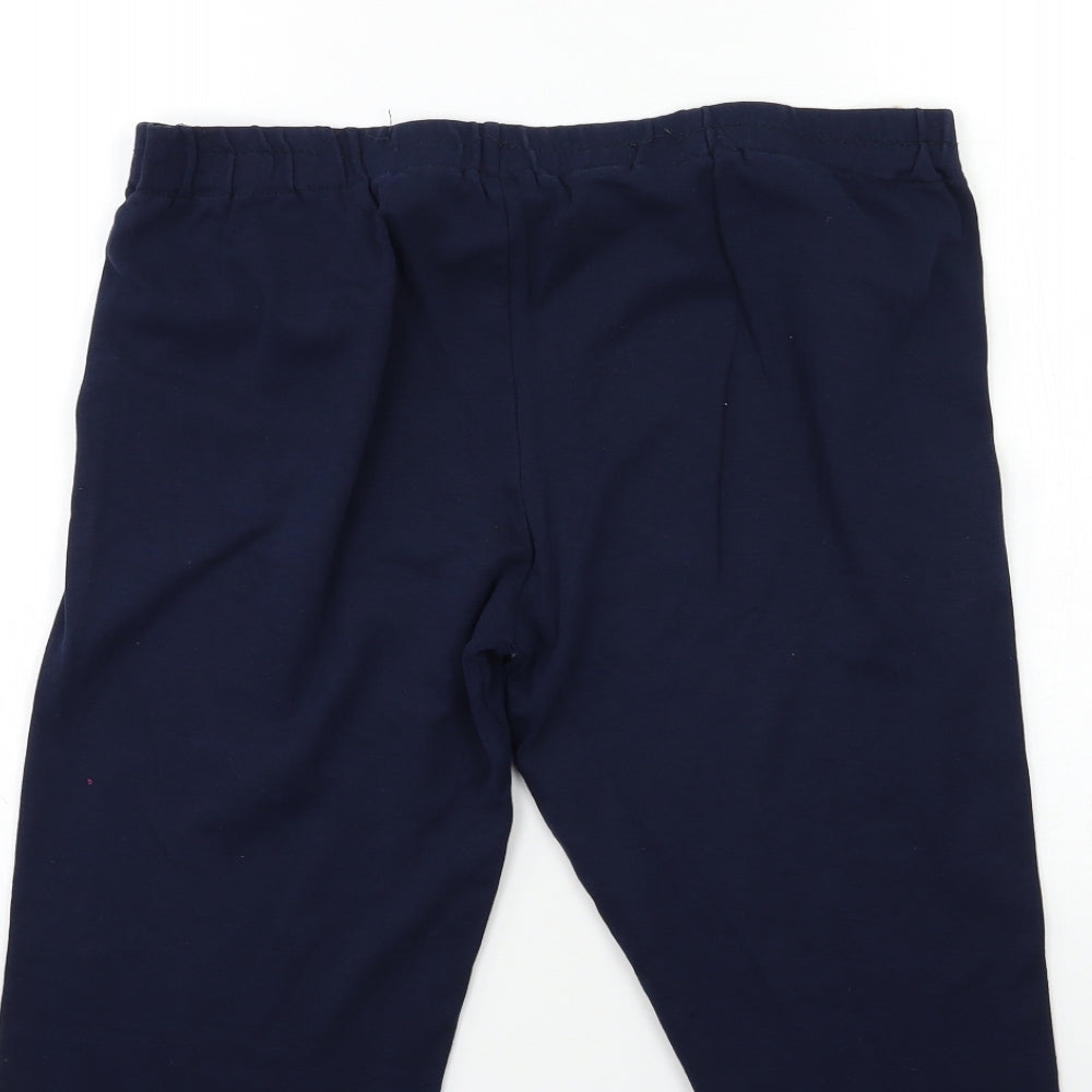 Preworn Womens Blue   Cropped Trousers Size 34 in