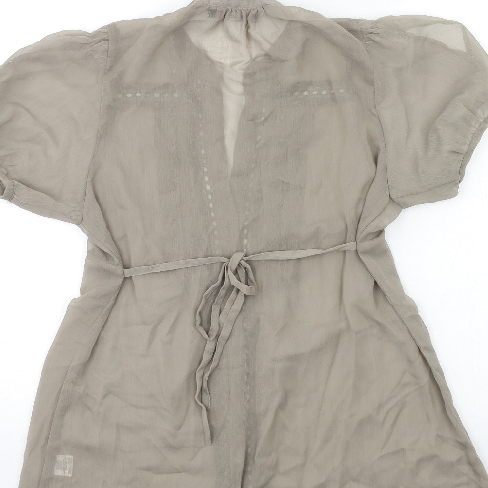 Select Womens Grey   Basic Blouse Size 10