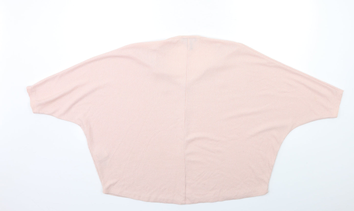 New Look Womens Pink  Knit Pullover Jumper Size S