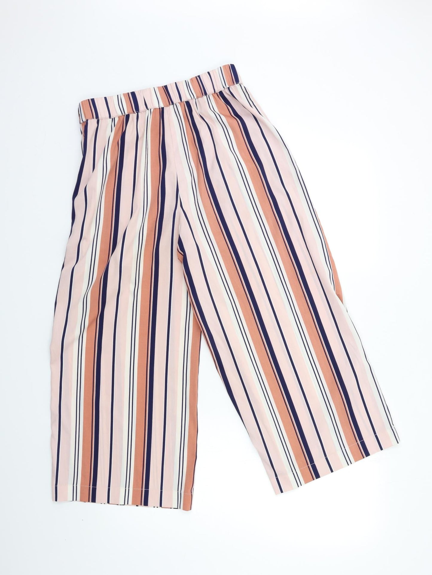 Zara Womens Pink Striped  Trousers  Size S L23 in