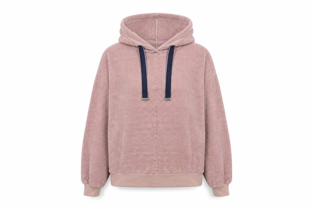 New Look Womens Pink  Knit Pullover Hoodie Size S