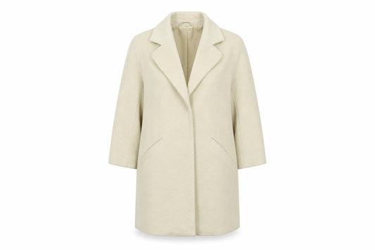 Atmosphere Womens Beige   Overcoat Coat Size 10