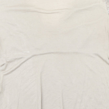 H&M Womens Brown   Basic Blouse Size S