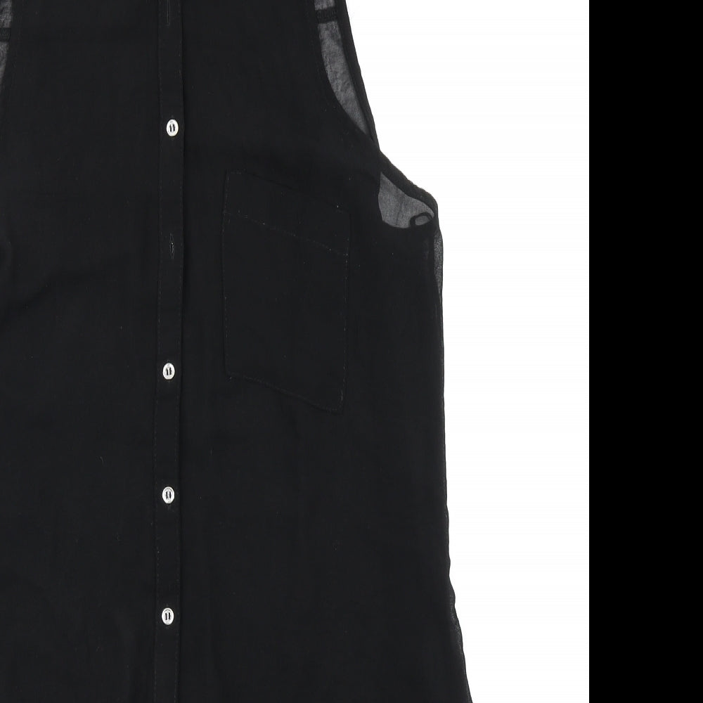 G21 Womens Black   Basic Blouse Size 14