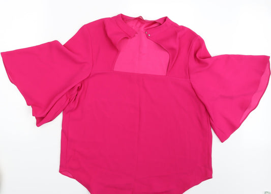 Preworn Womens Pink   Basic Blouse One Size