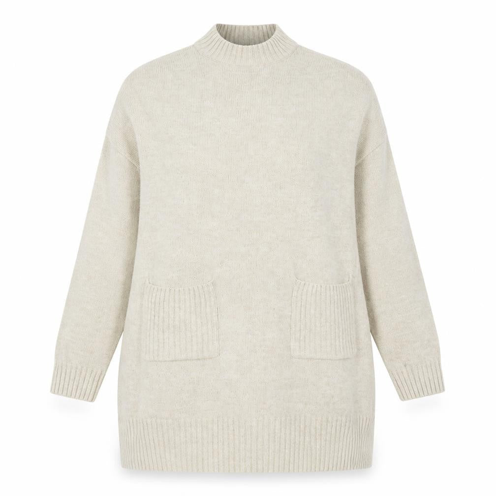 Miss Selfridge Womens Ivory  Knit Pullover Jumper Size 6