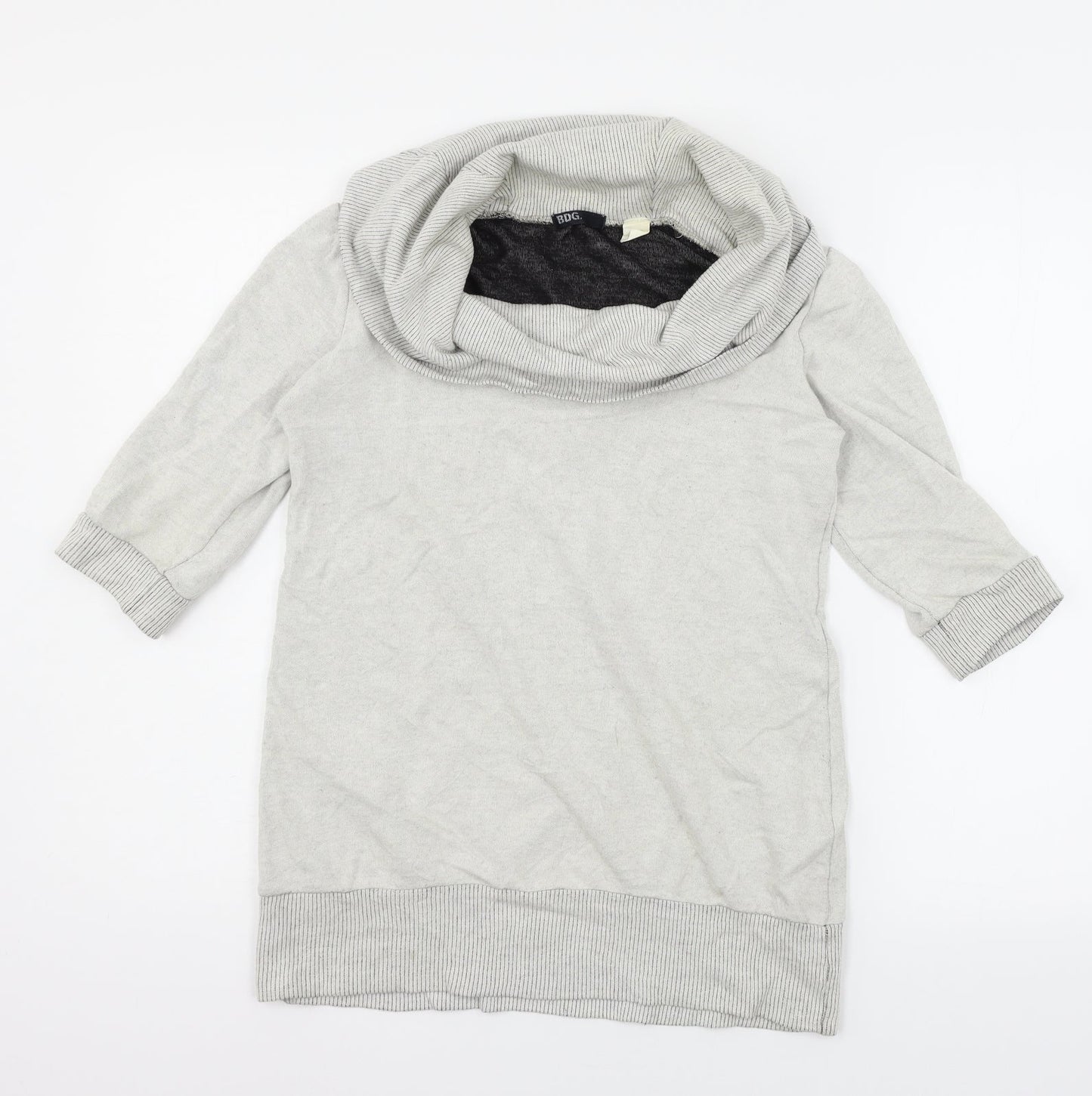 BDG Womens Grey  Jersey Pullover Jumper Size S