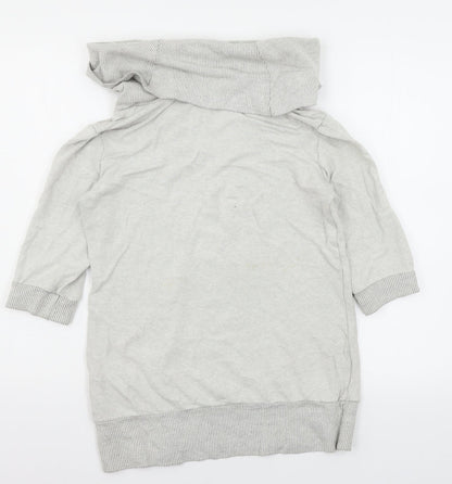 Back view of BDG women’s grey jersey jumper, size S