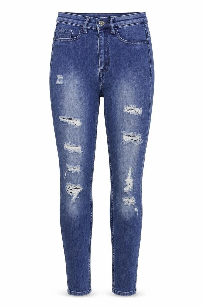 Divided by H&M Womens Blue  Denim Skinny Jeans Size 6 L29 in