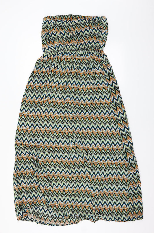 Alice & You Womens Multicoloured Striped  Fit & Flare  Size 10