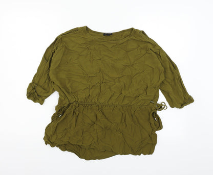 Preloved River Iskand Womens Green   Basic Blouse Size 16 - Front
