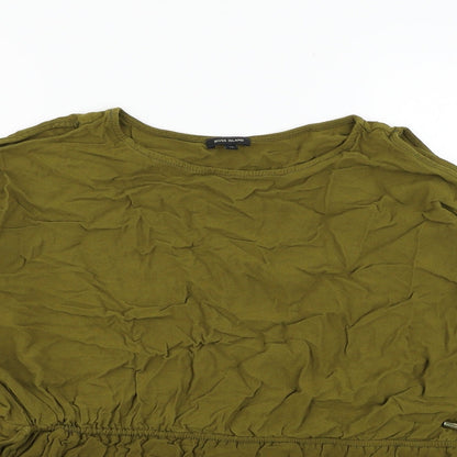 Preloved River Iskand Womens Green   Basic Blouse Size 16 - Detail