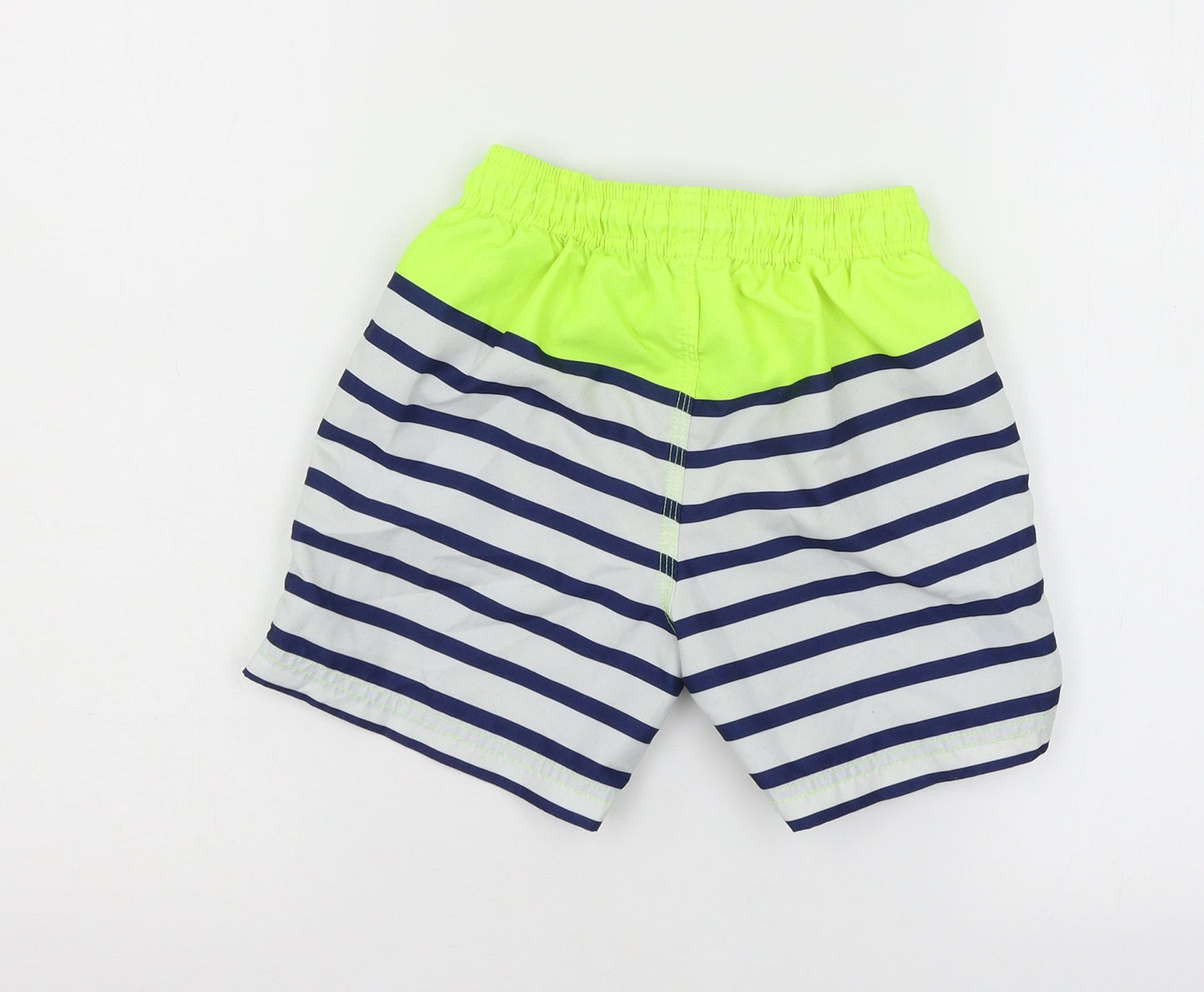 Matalan Boys Black Striped  Sweat Shorts Size 6-7 Years