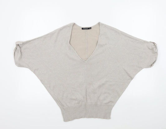 Atmosphere Womens Beige   Pullover Jumper Size 8