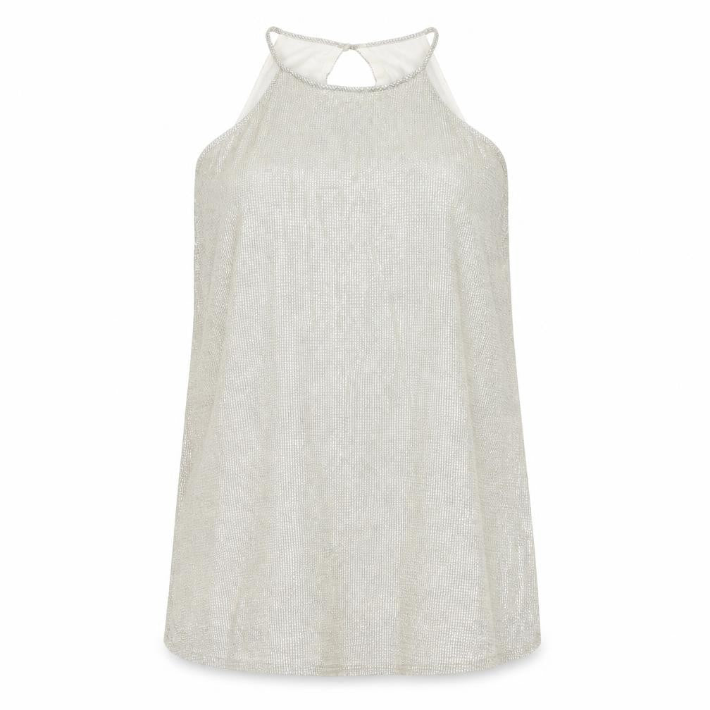 Primark Womens Gold Colourblock  A-Line  Size 14