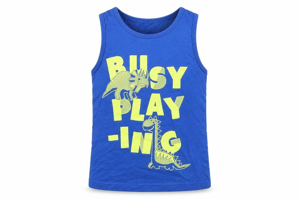 Asda George Boys Blue   Basic Tank Size 4-5 Years