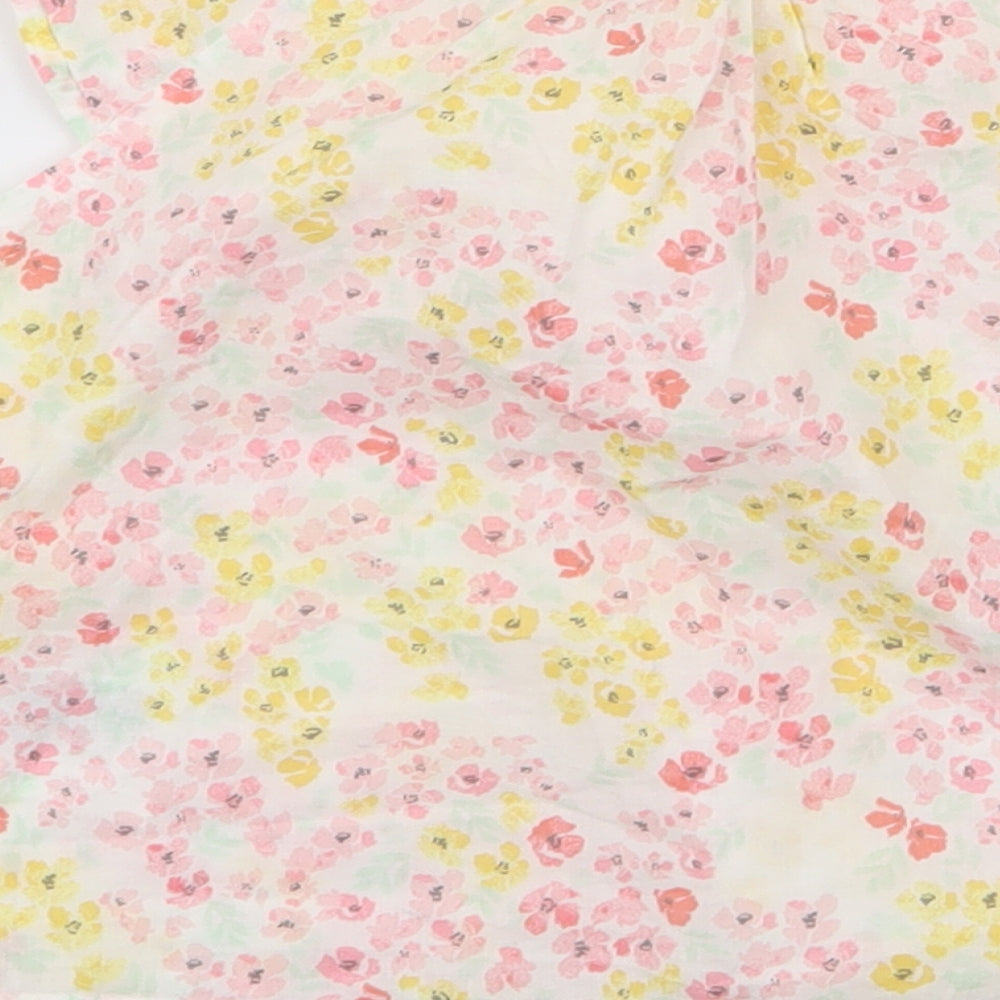 H&M Girls Multicoloured Floral  Basic Blouse Size 12 Months