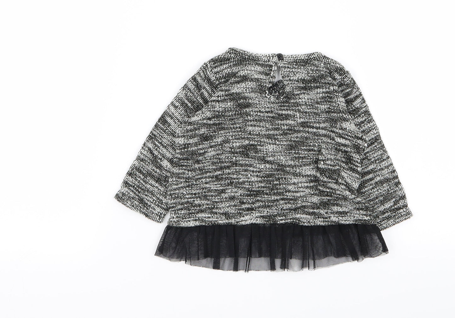 Disney Girls Grey   Pullover Jumper Size 3-6 Months