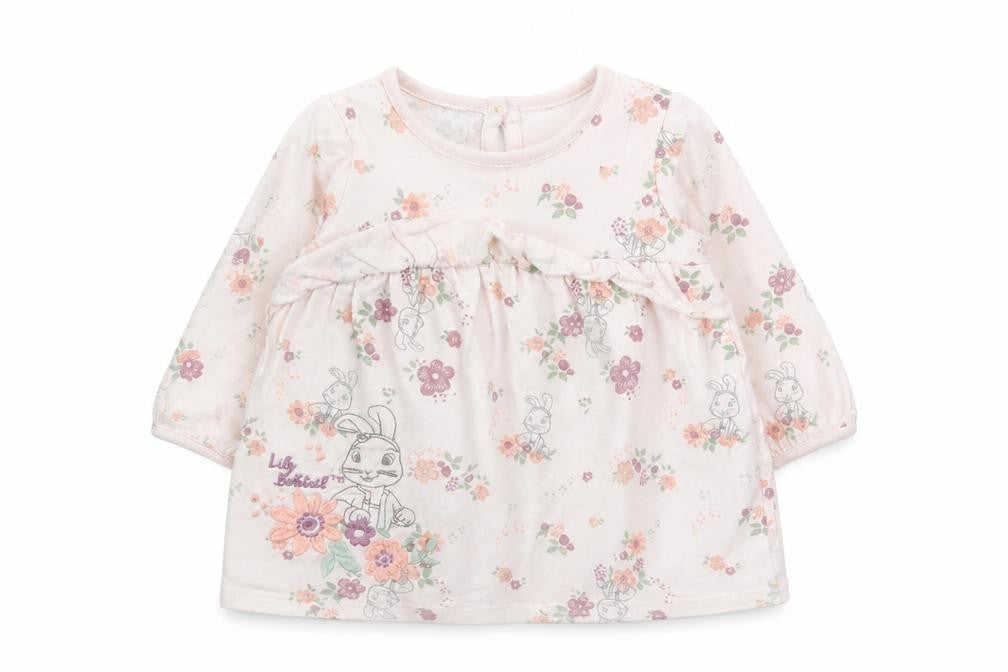 Asda George Girls Multicoloured Floral  T-Shirt Dress  Size 3-6 Months