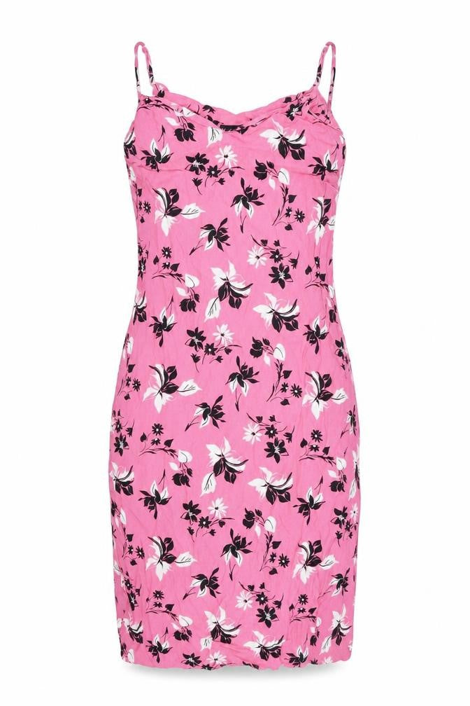 Marks & Spencer Womens Pink Floral  A-Line  Size 10