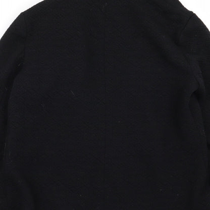 Asda George Womens Black Geometric  Jacket Blazer Size 10