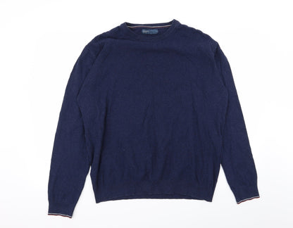 Additional front view of Easy men’s blue jumper, size L