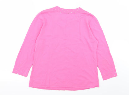 Sky Womens Pink   Basic T-Shirt Size M