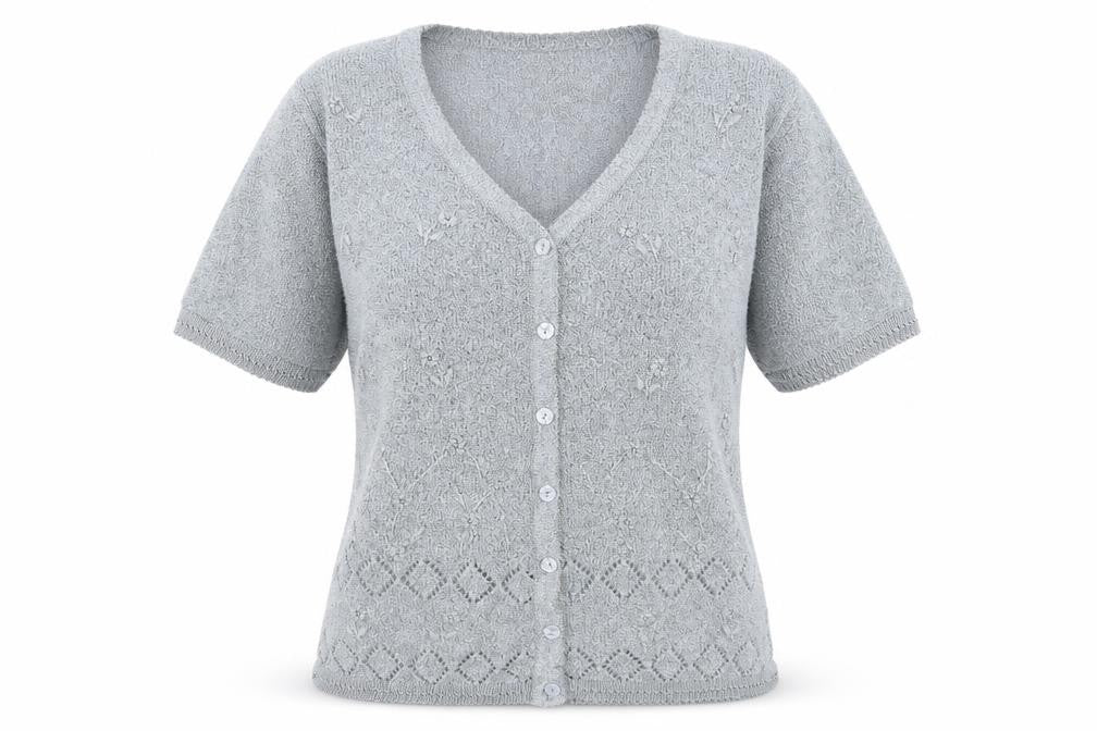 klassique Womens Blue   Cardigan Jumper Size M