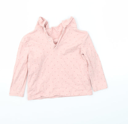 Back view of Primark girls’ pink gingham basic t-shirt, size 9-12, months