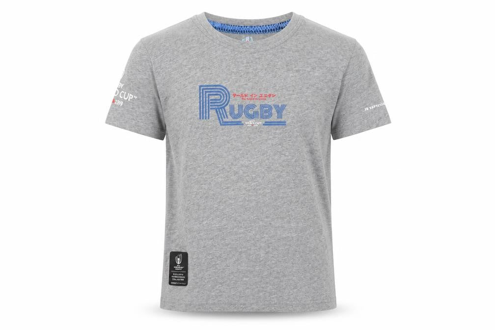 WORLD CUP Boys Grey   Basic T-Shirt Size 8-9 Years