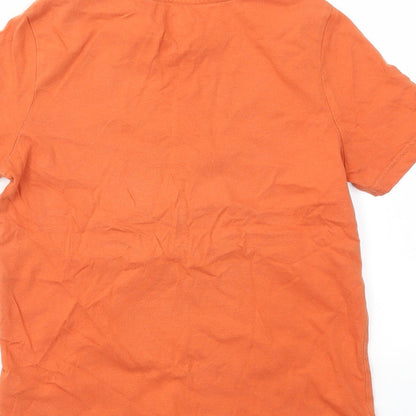 F&F Boys Orange   Basic T-Shirt Size 7-8 Years