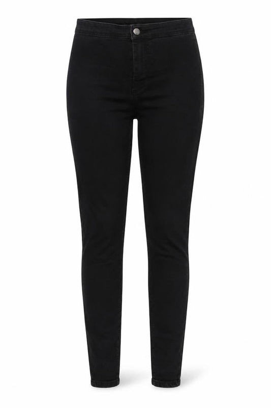 Topshop Womens Black  Denim Jegging Jeans Size 26 in L25 in