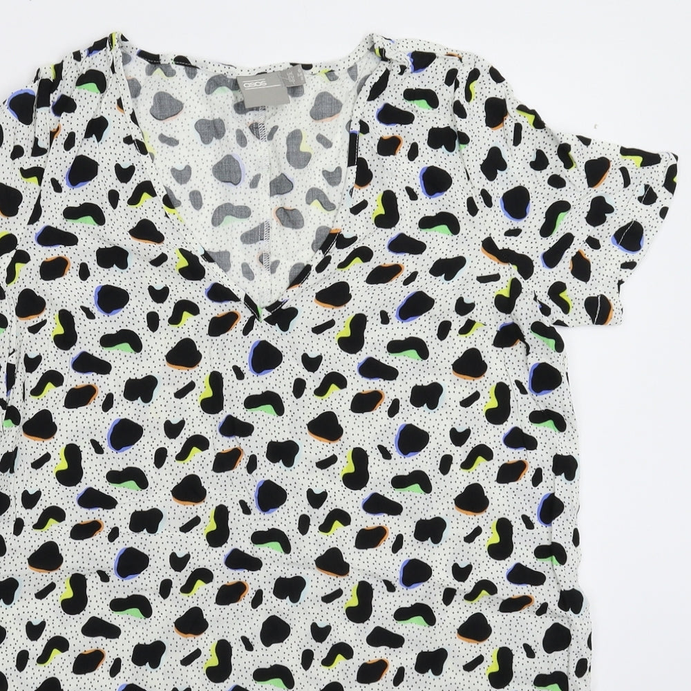 ASOS Womens Multicoloured   Basic Blouse Size 6