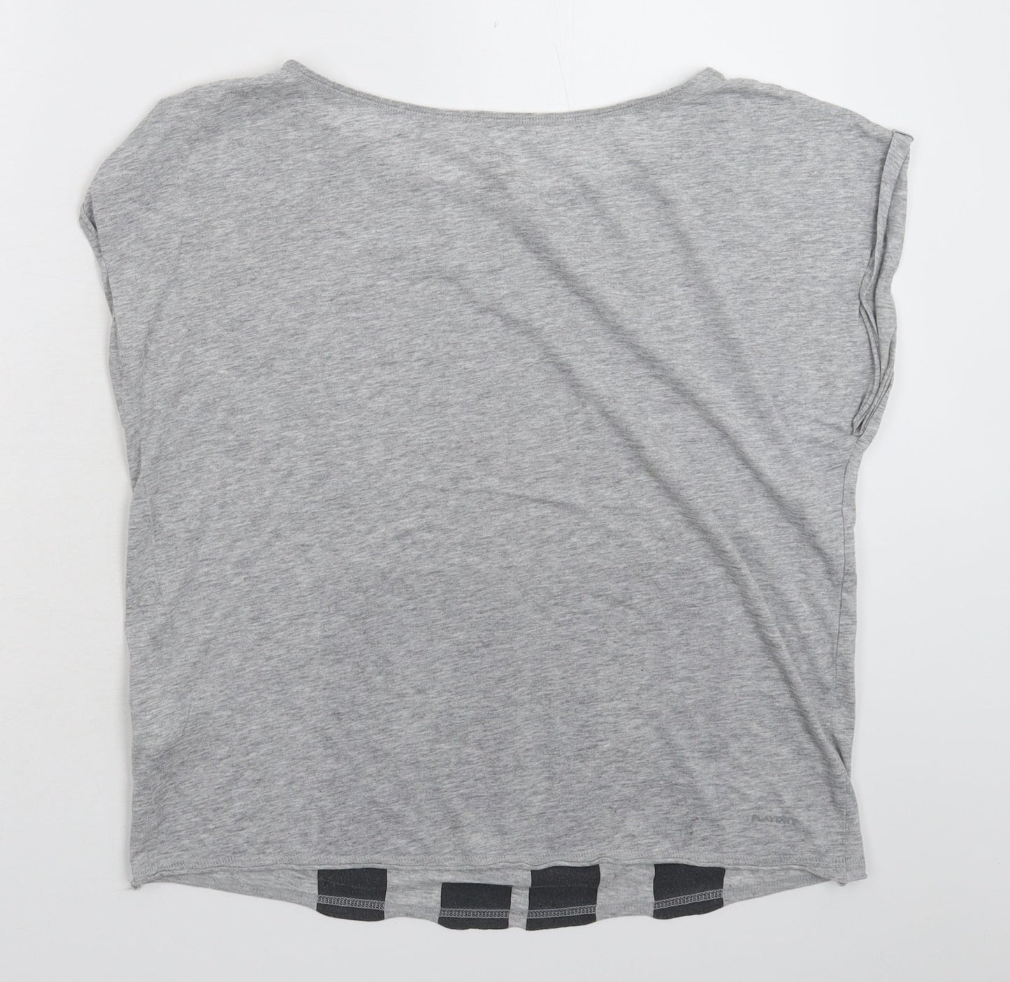 Reebok Womens Grey   Basic T-Shirt Size XS