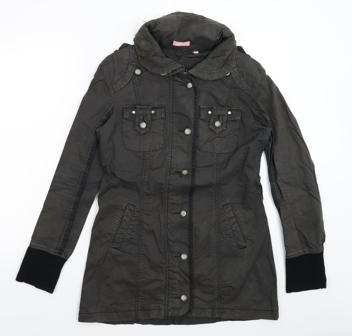 Stand Womens Grey   Jacket  Size 10