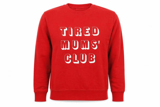 Mommamakes Mens Red   Pullover Sweatshirt Size L